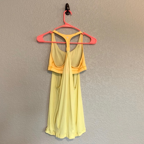 Yellow Lululemon *reflective top - Picture 2 of 4